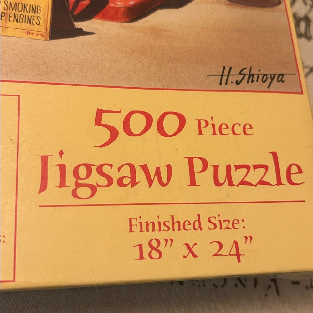 Onward Store Gas Station 500 pc Jigsaw Puzzle 🧩 Factory Sealed ⭐️ NEW ⭐️ SunsOut - Picture 9 of 16